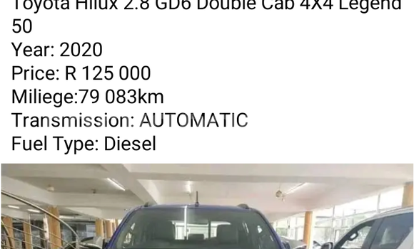 Buy Used Toyota Hilux Blue Car in Windhoek in Namibia