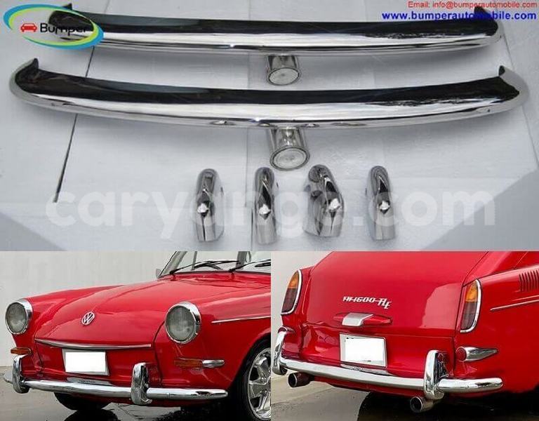 Big with watermark volkswagen type 3 stainless steel bumpers 1963 1969 0