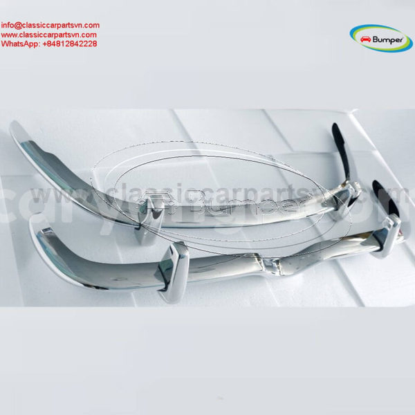 Big with watermark jaguar mark 2 1959 1967 slim bumpers new 4