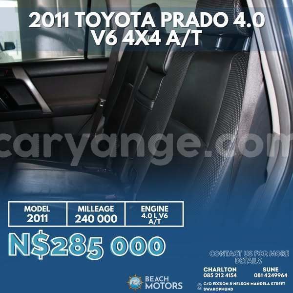 Big with watermark toyota prado namibia windhoek 24414