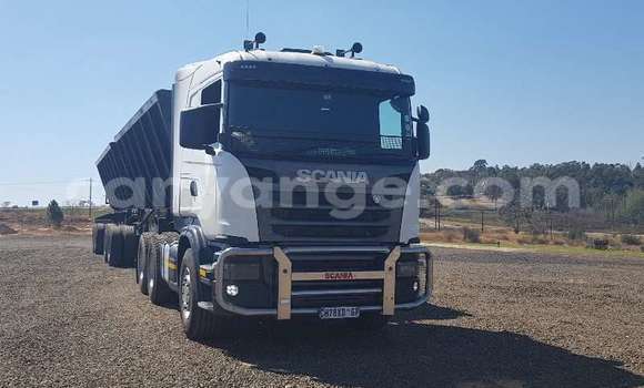Acheter Occasion Utilitaire Scania R420 Blanc à Warmbad, Karas